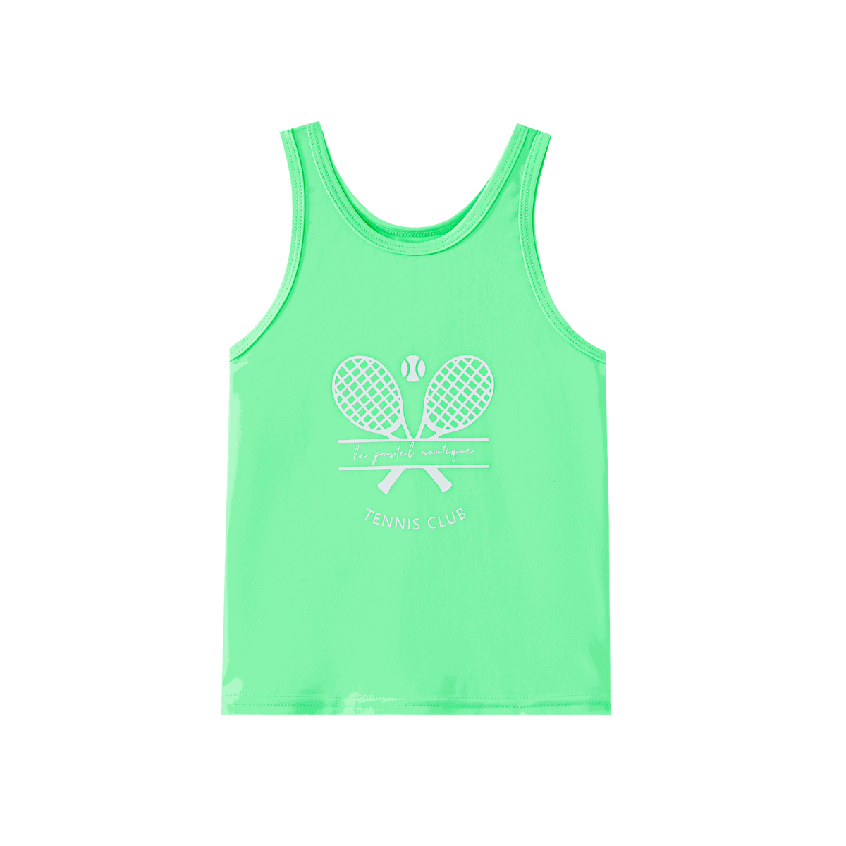 Tennis Print Swim Tank