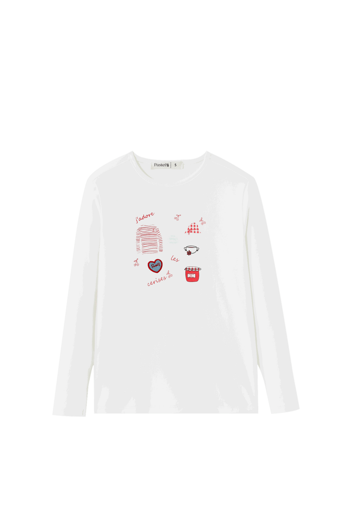 T-Shirt With Cherry Icons