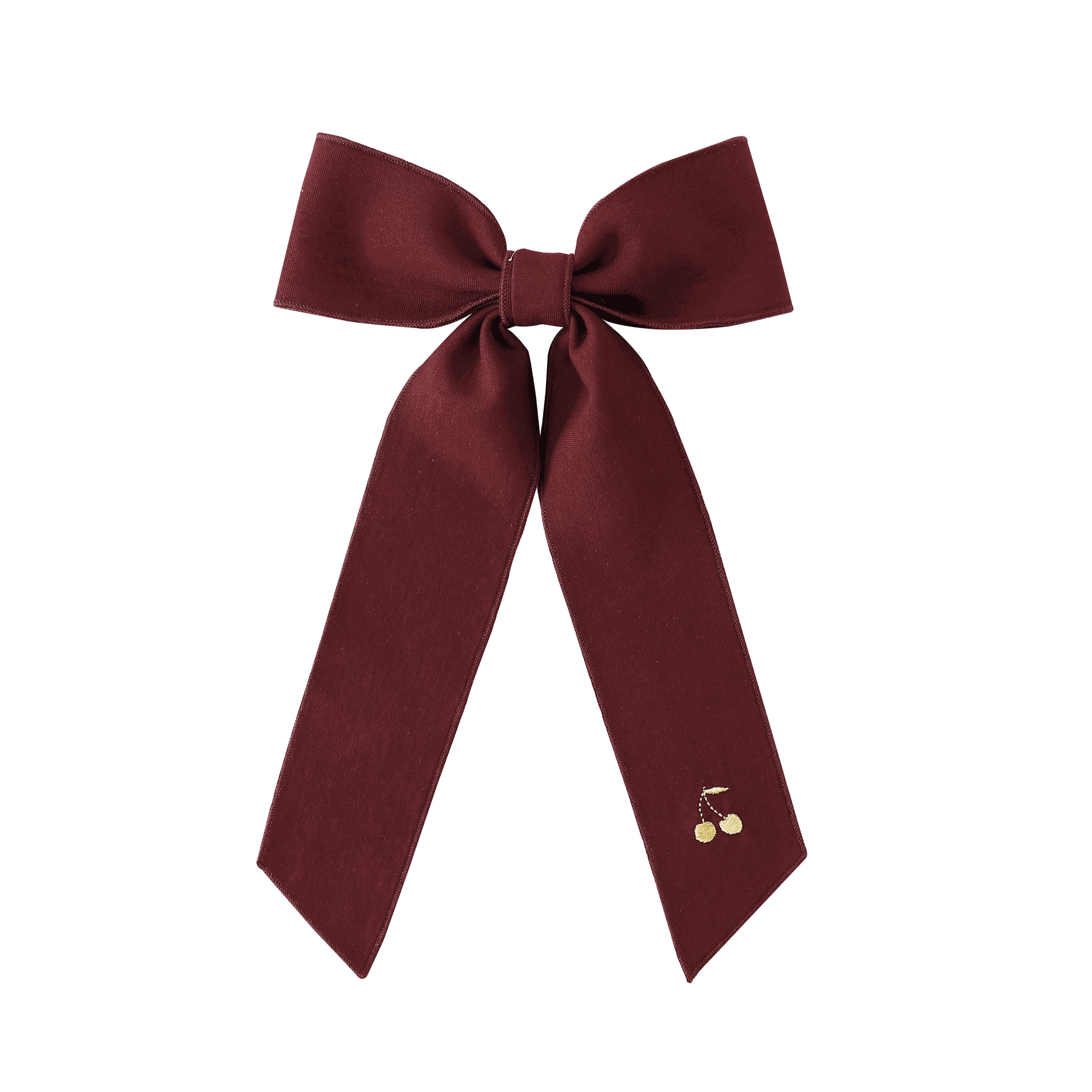 Big Hair Bow With Cherry