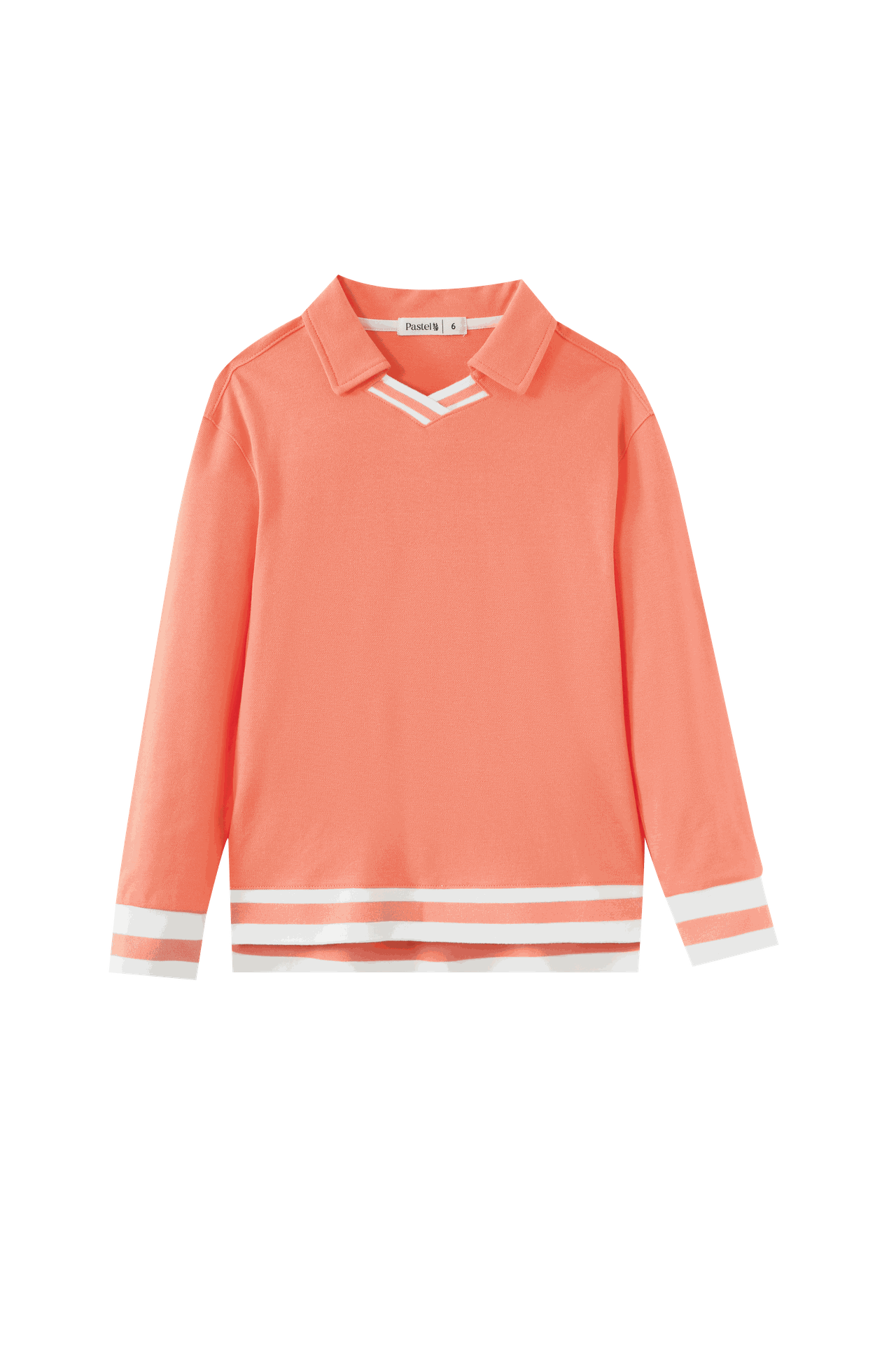 Polo With Striped Edging