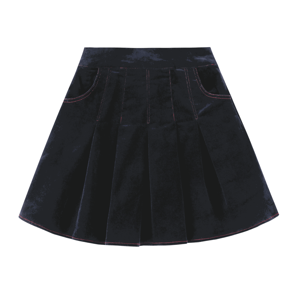 Pleated Skirt With Pockets