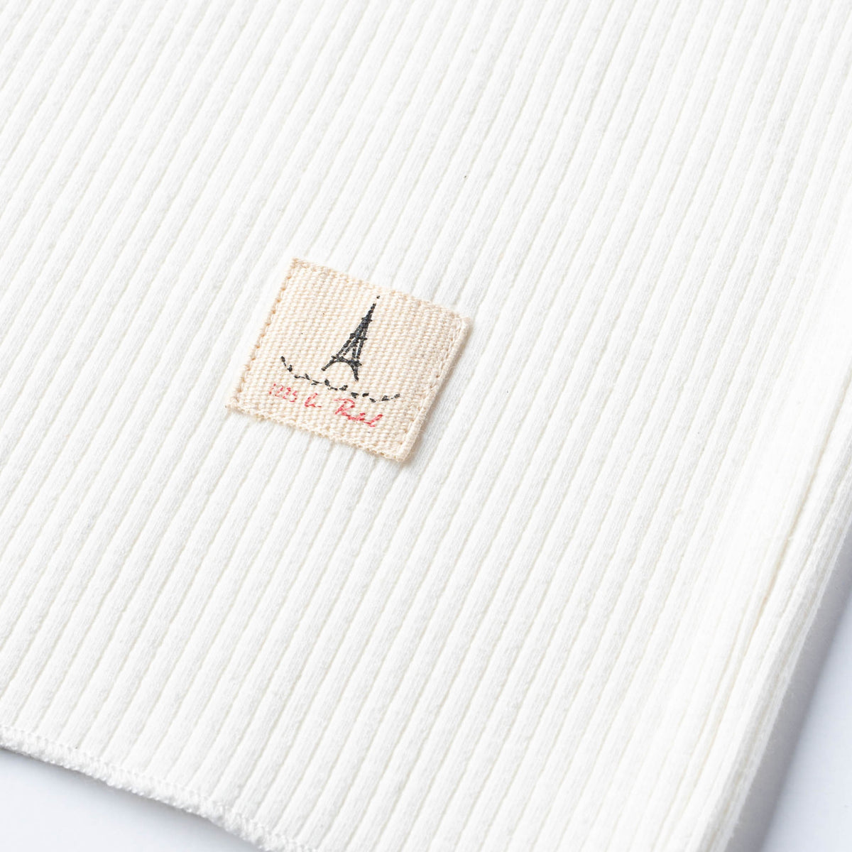 Long Sleeve Ribbed Crew Neck Tee