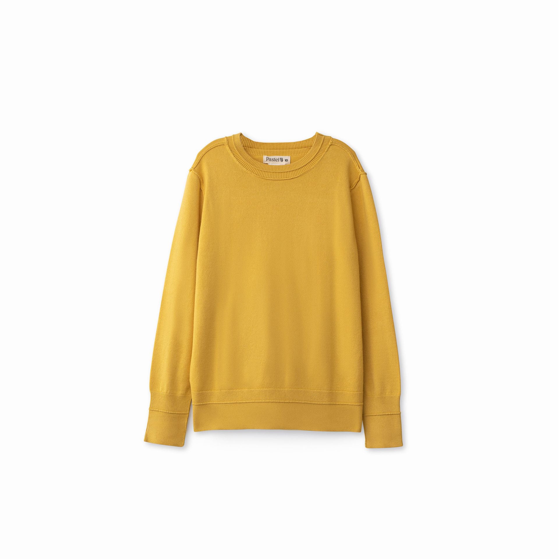 Exposed Seam V Neck Sweater