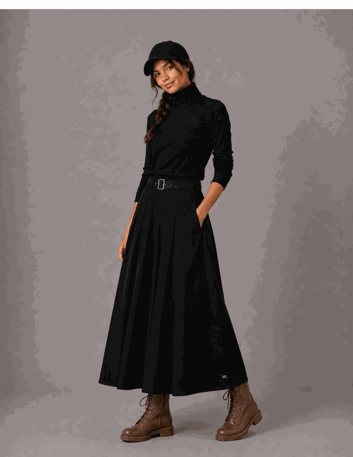 Turtleneck With Embroidery