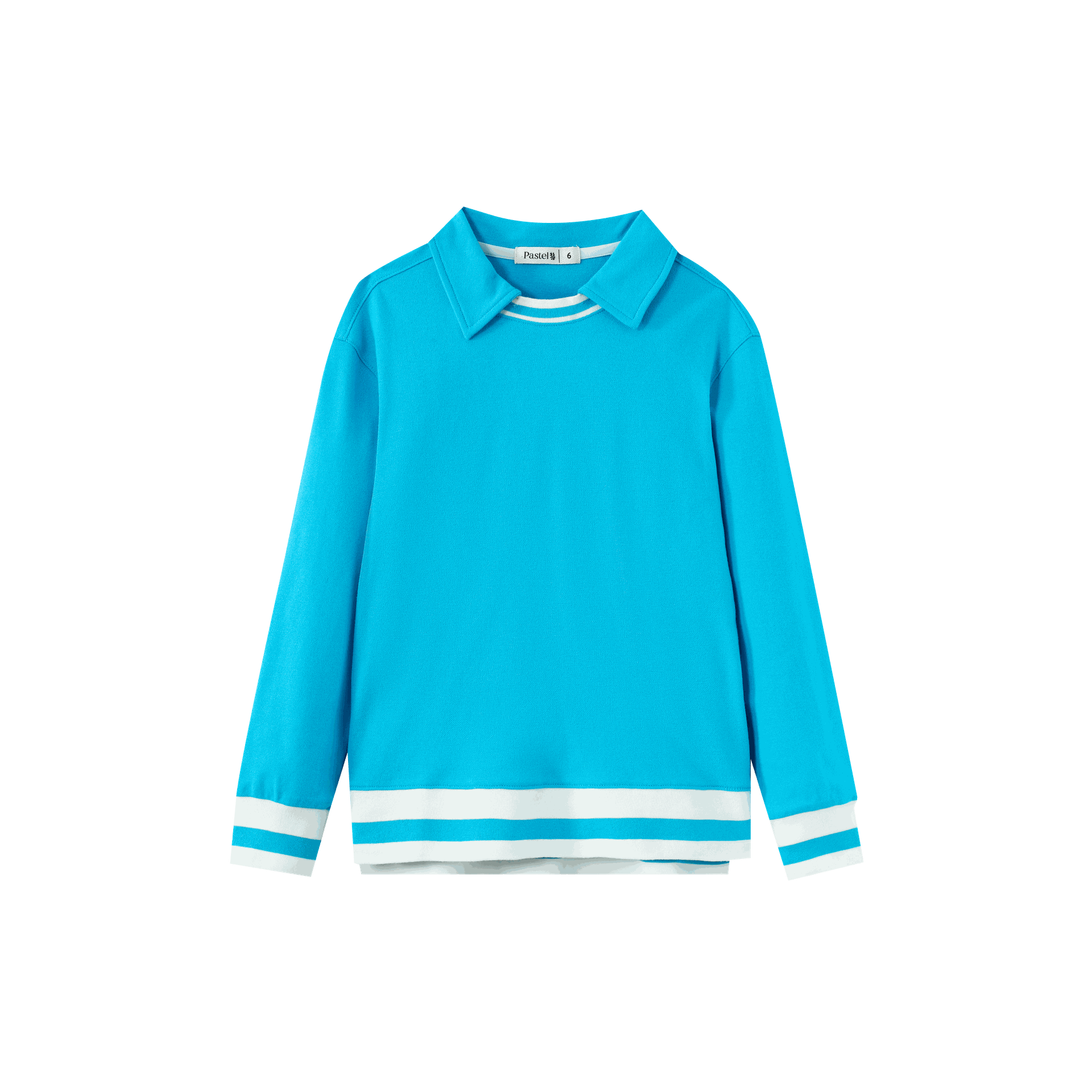 Polo With Striped Edging