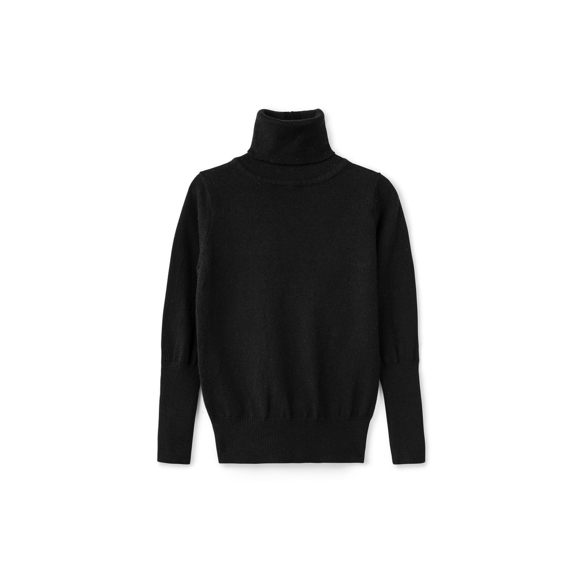 Basic Jersey Turtleneck Sweater