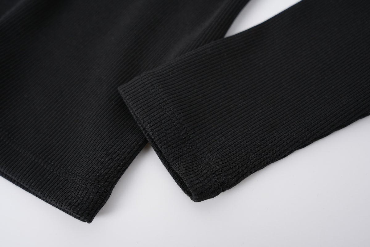 Ribbed Long Sleeve Tee