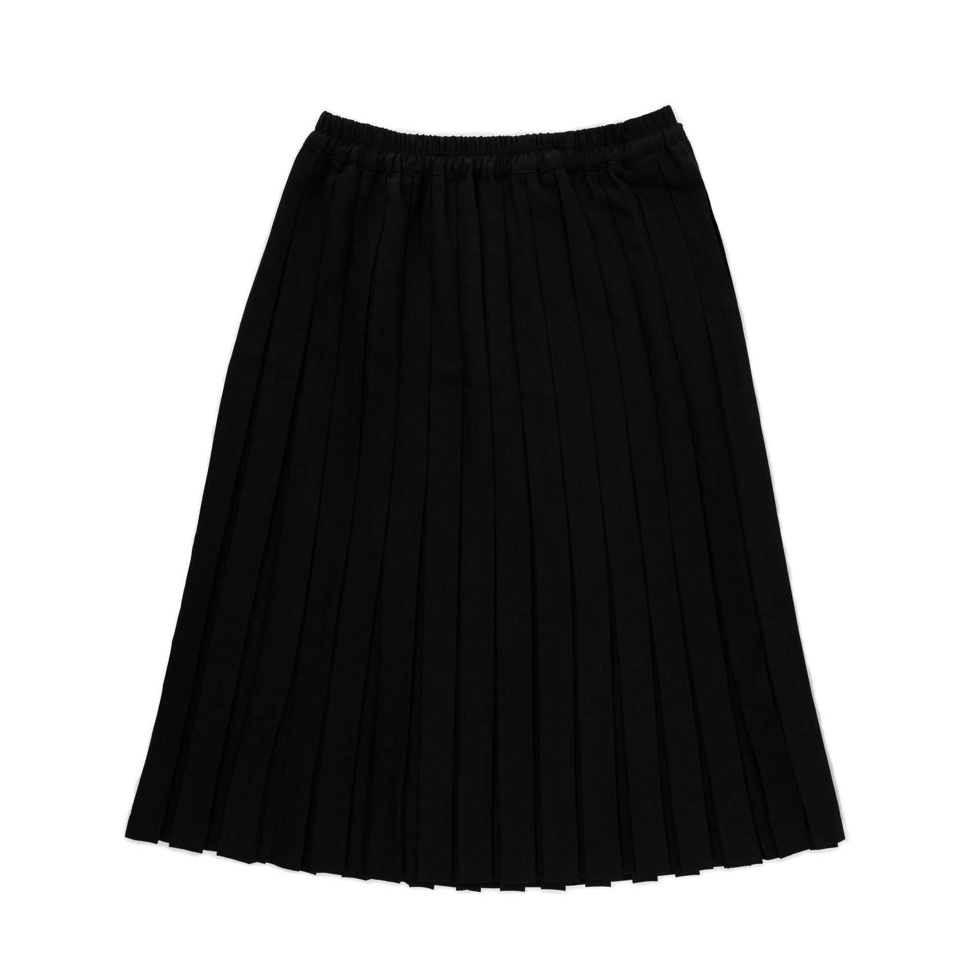 Pleated Skirt With Elastic Waist