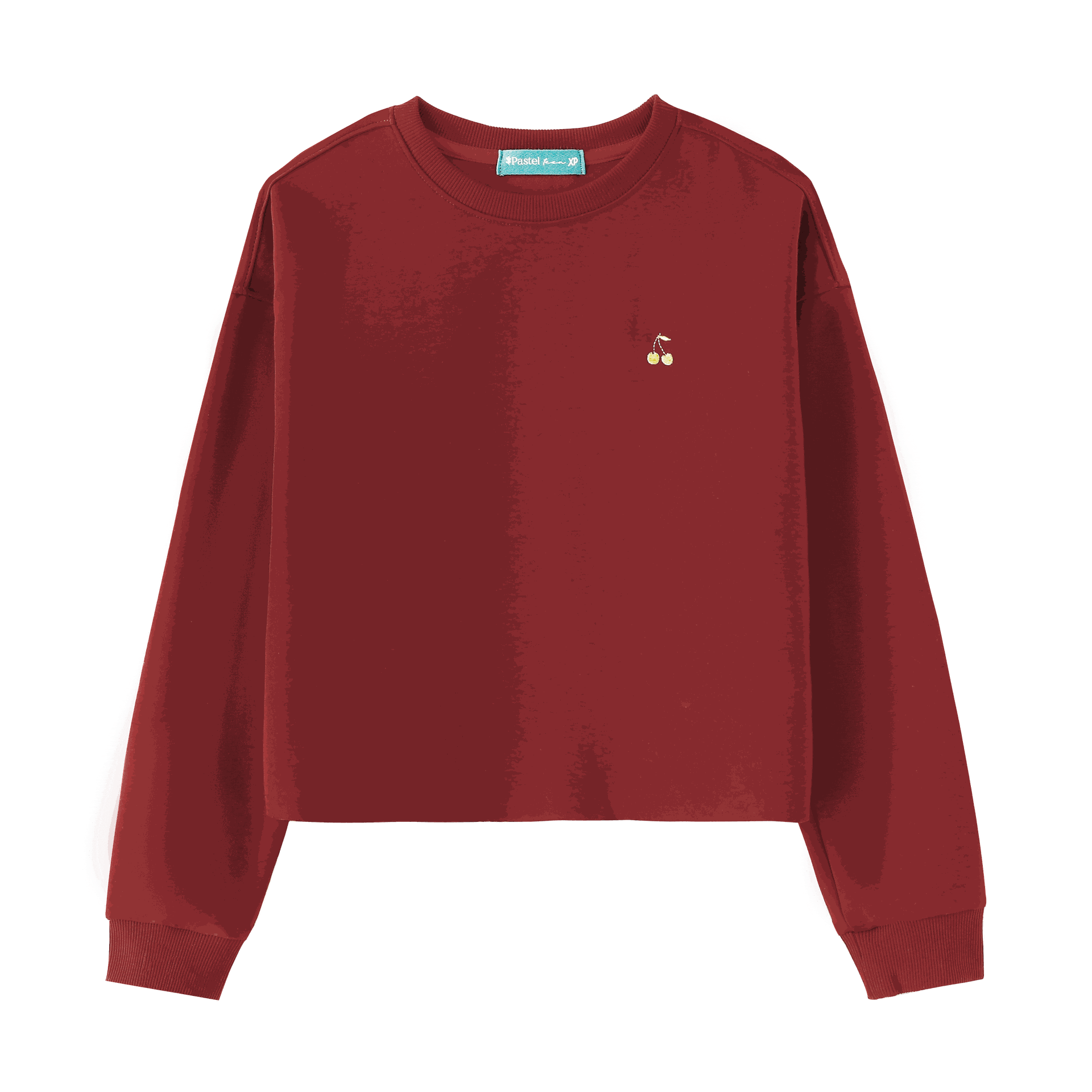 Cherry Embroidered Top