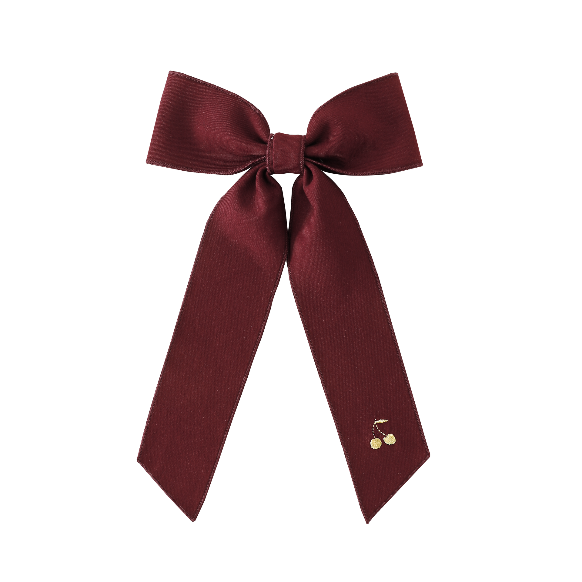 Big Hair Bow With Cherry