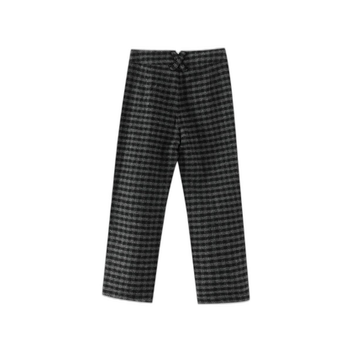 Dark Checkered Dress Pant