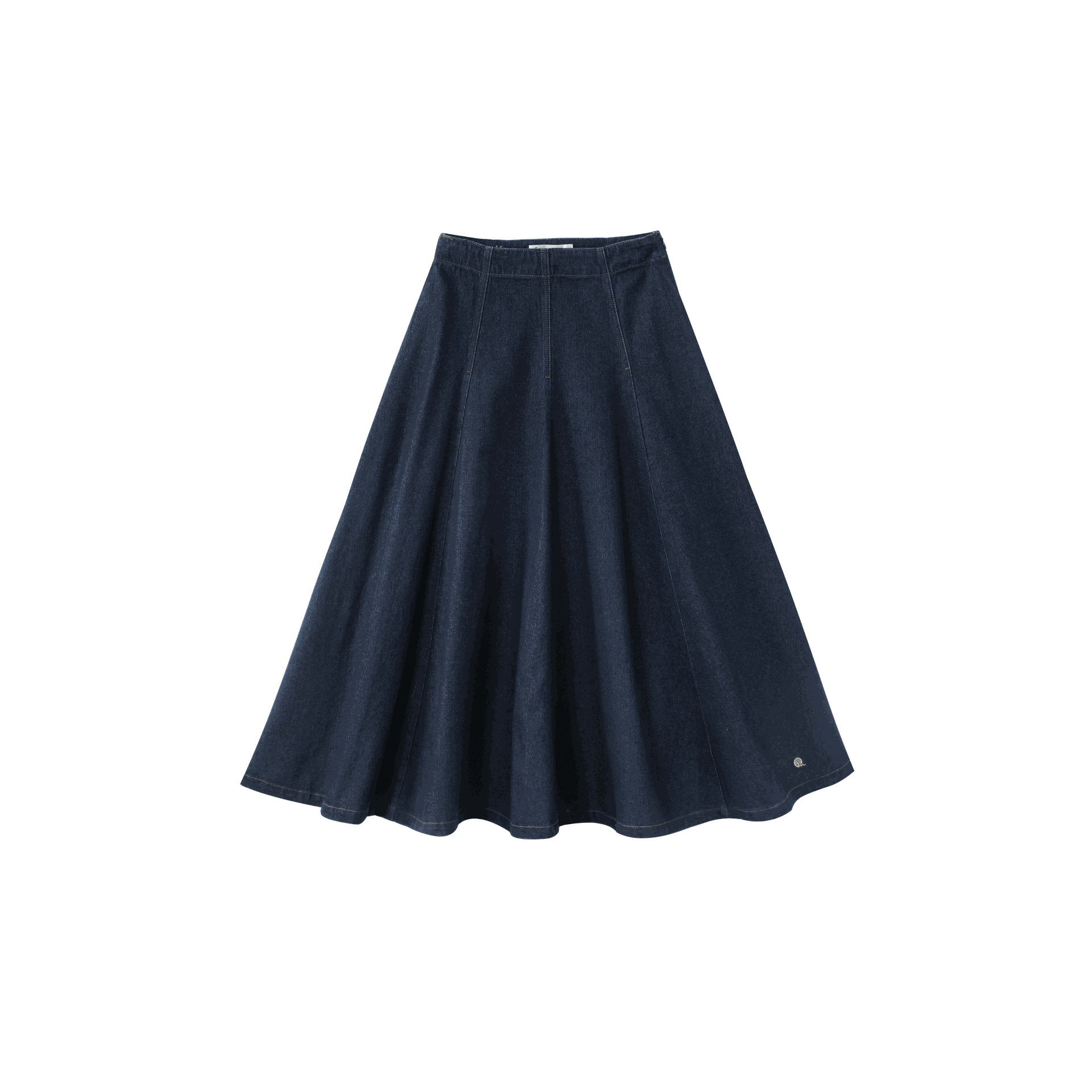 Midi Panelled Skirt