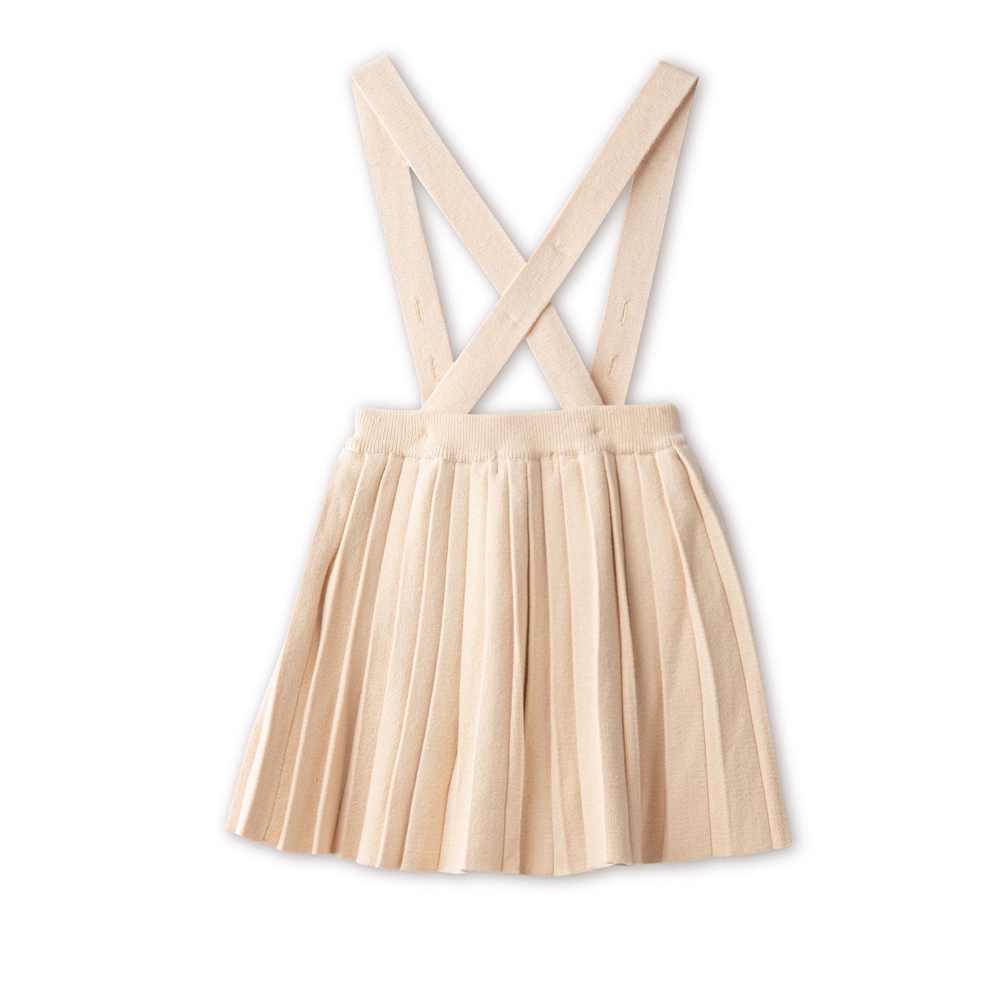Pleated Sweater Skirt