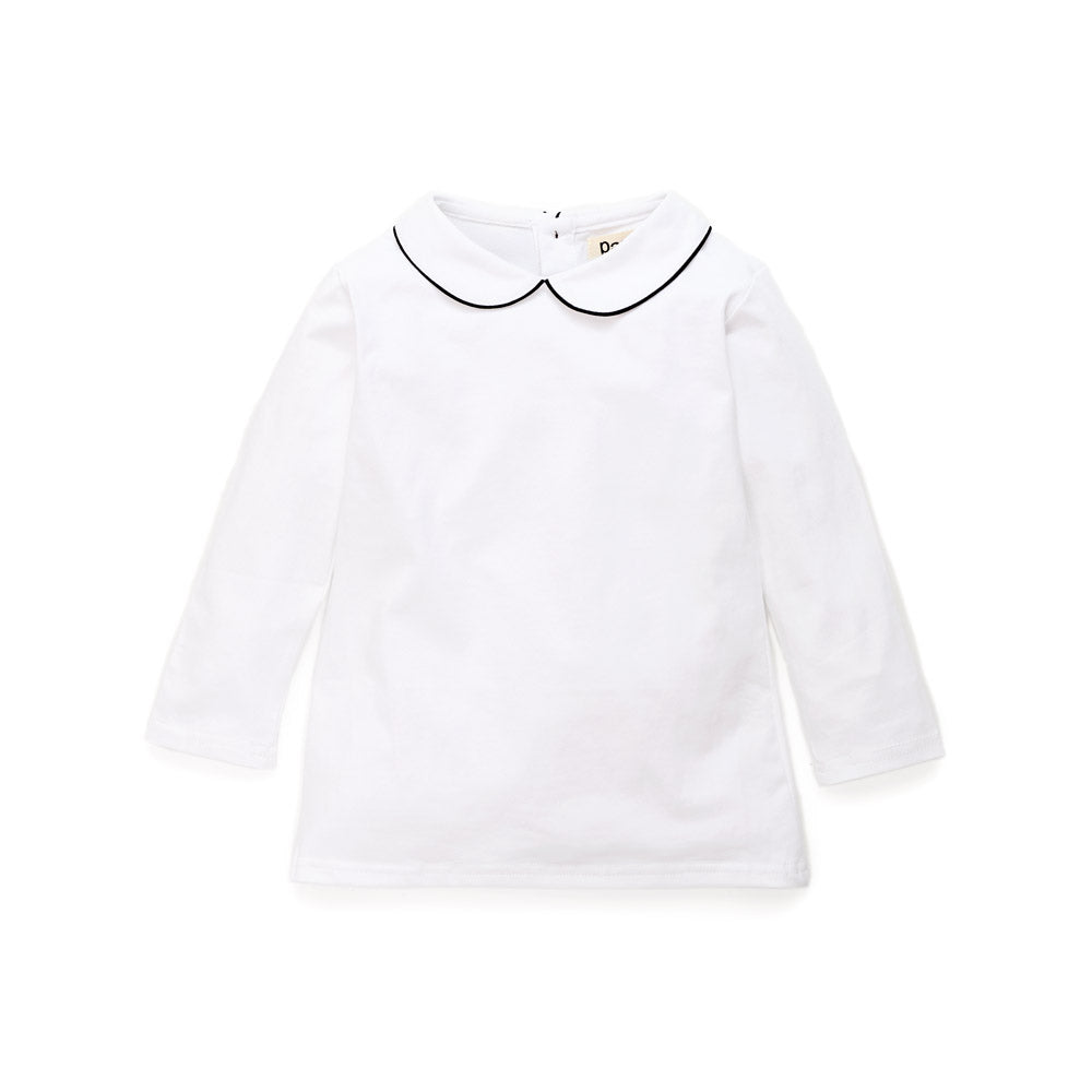 Peter Pan T-Shirt With Constrast Trim
