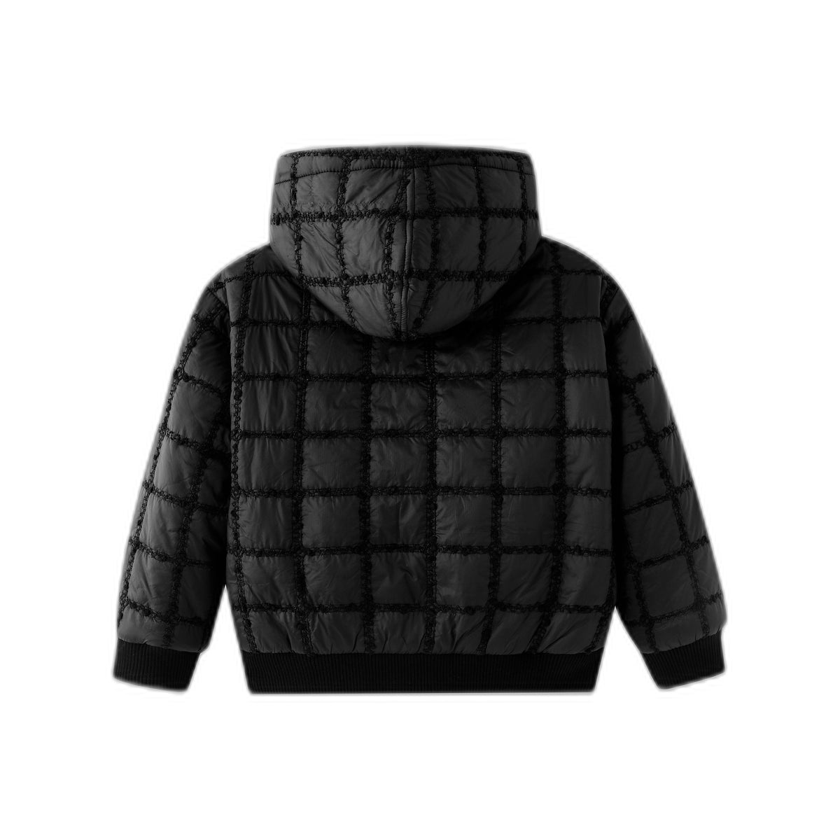Checkered Quilted Jacket