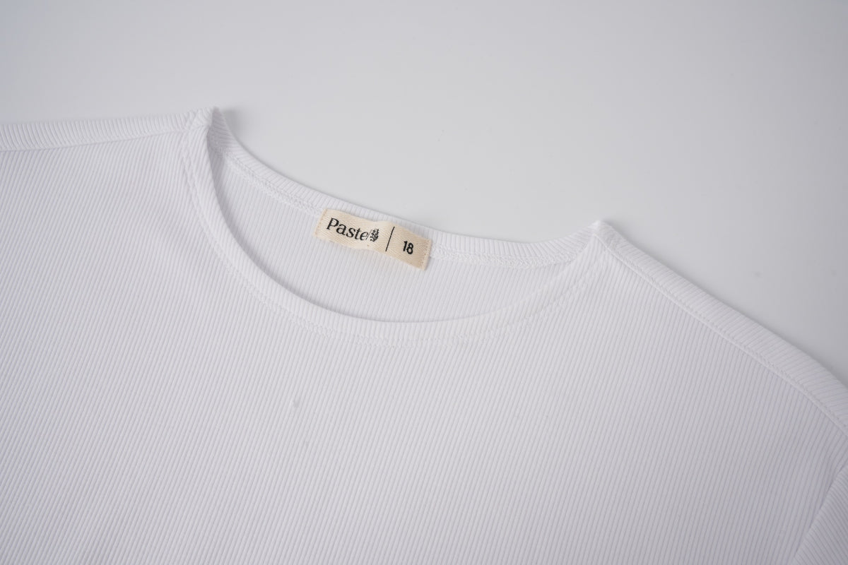 Teen Ribbed Long Sleeve T-Shirt