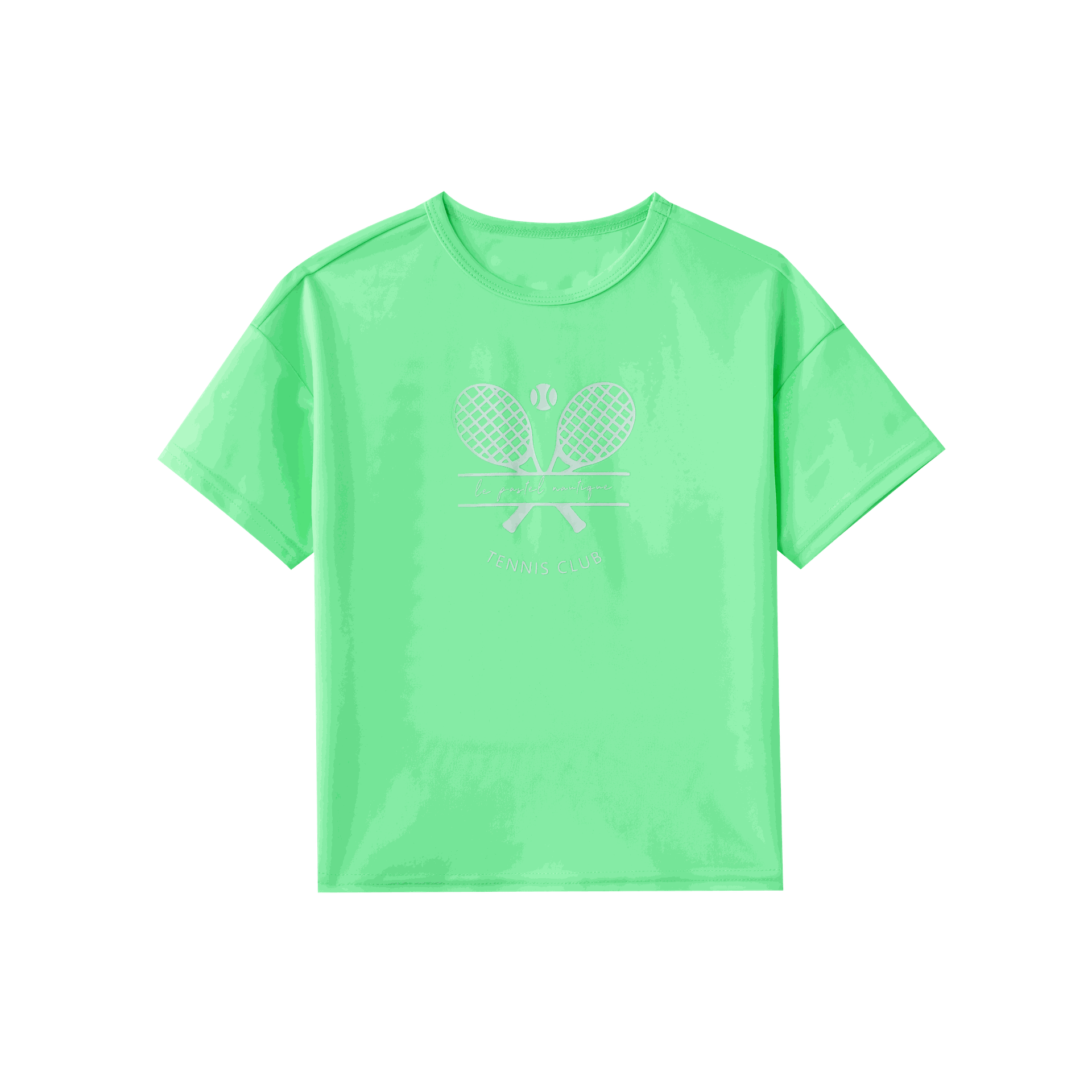 Tennis Print Swim Shirt