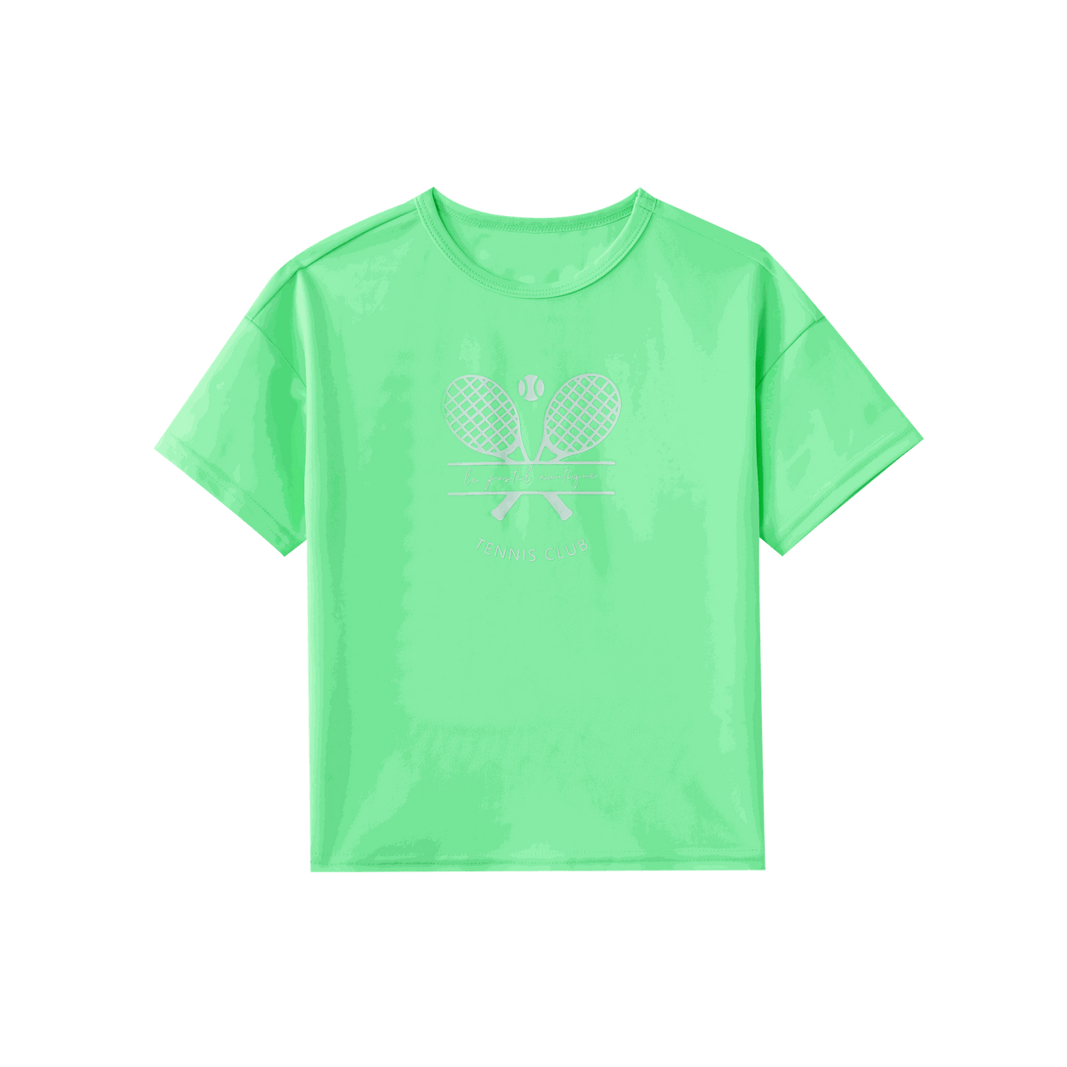Tennis Print Swim Shirt