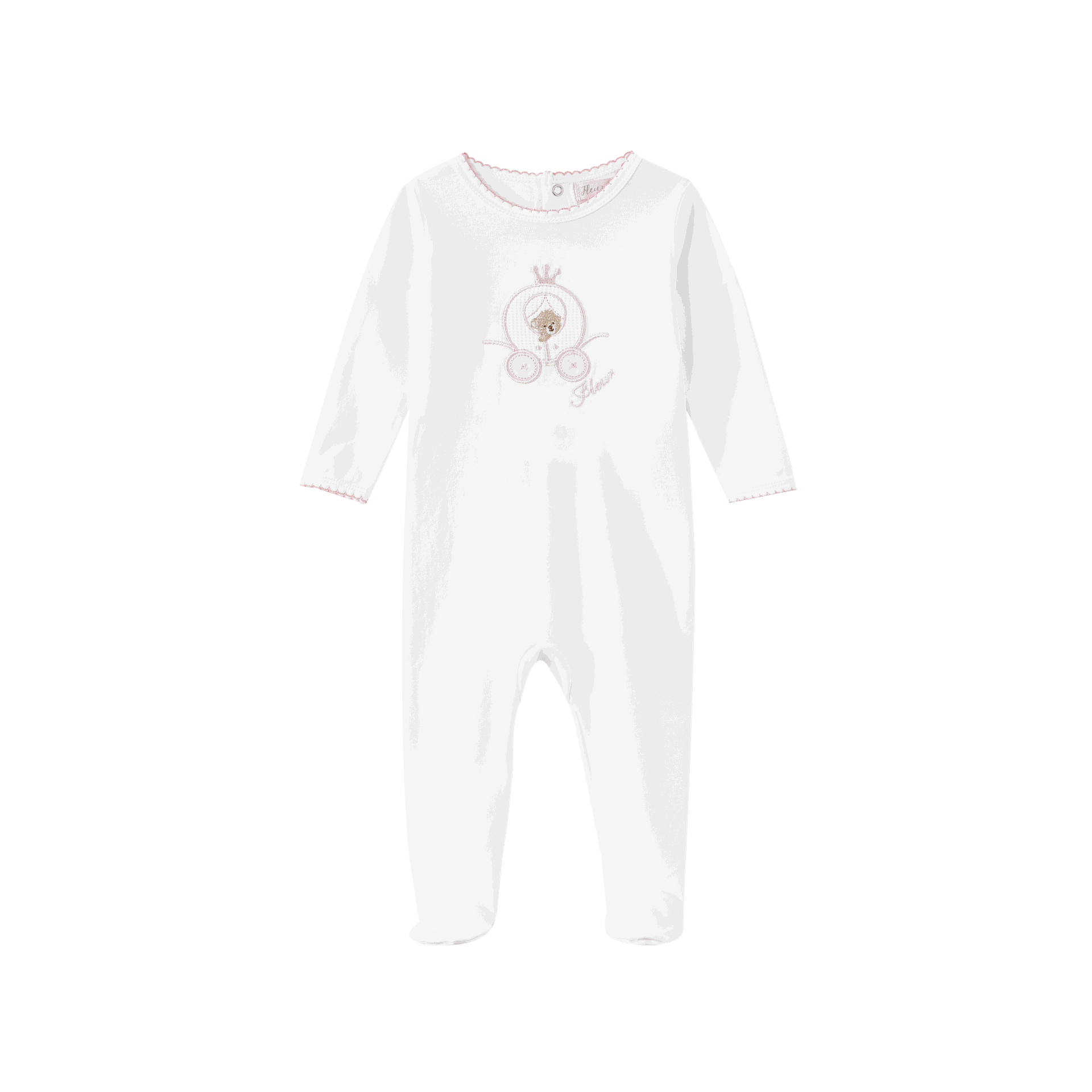 Princess Carriage Velour Footie