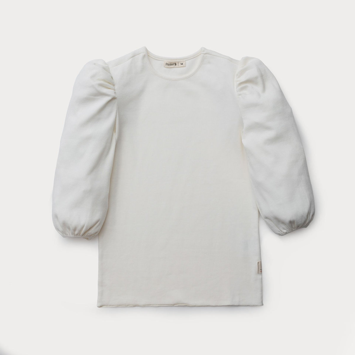 Puff Sleeve Ribbed Tee