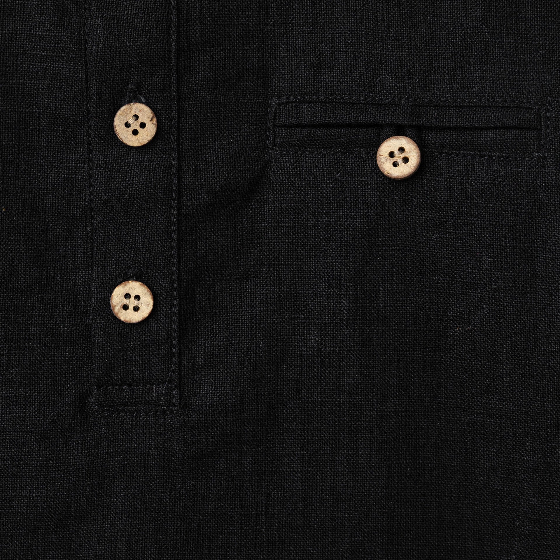 Short Sleeve Slit Pocket Shirt