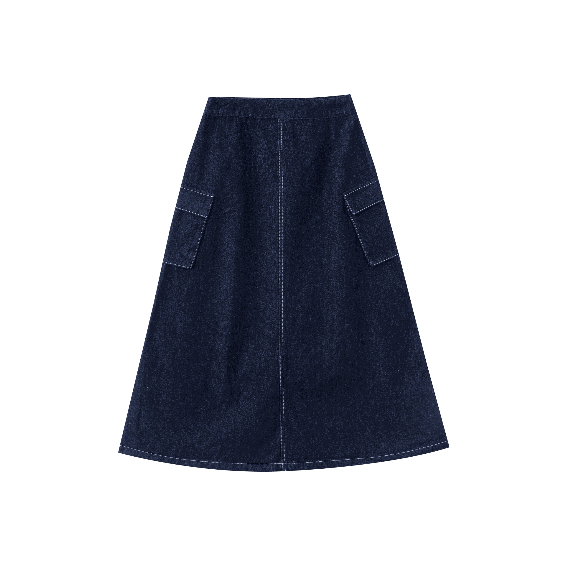 Midi Skirt With Pockets