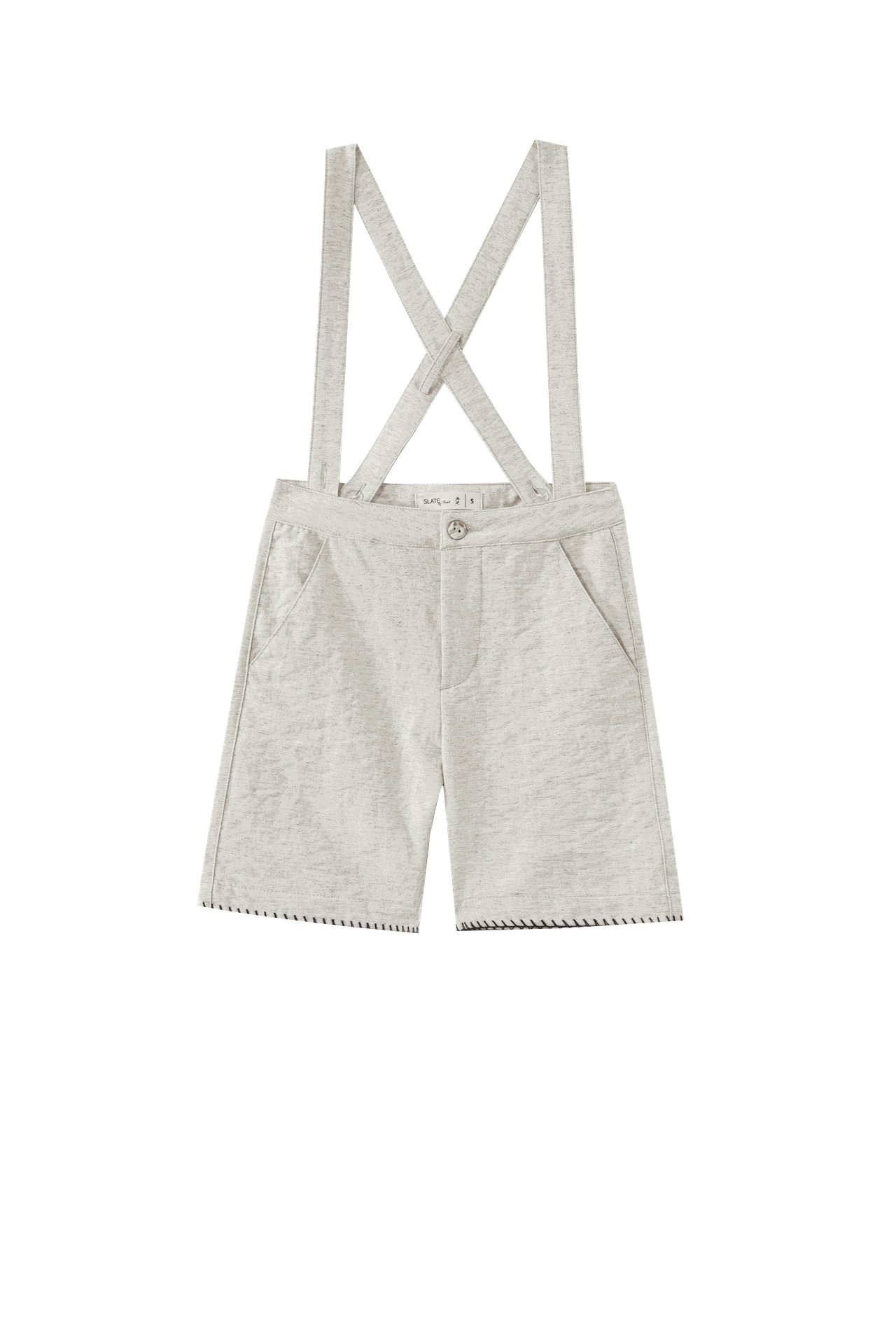 Trimmed Suspender Pant