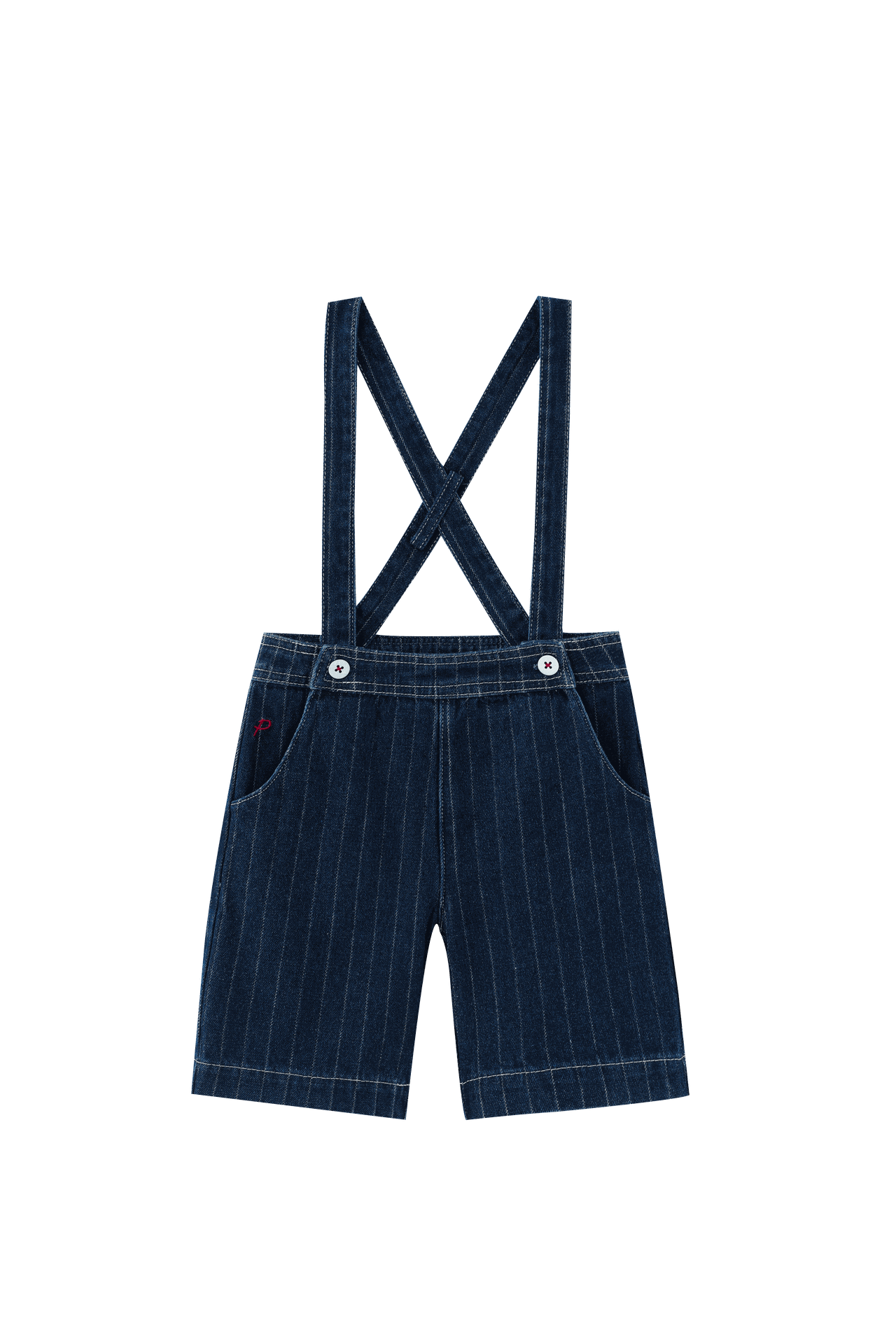 Striped Suspender Pant