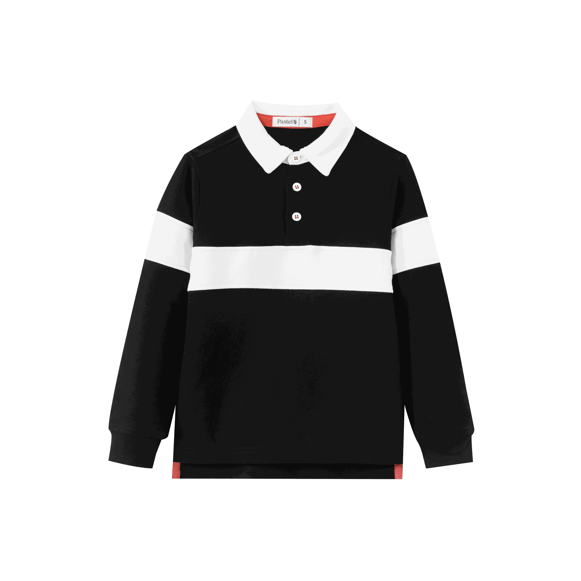 Polo With Center Stripe