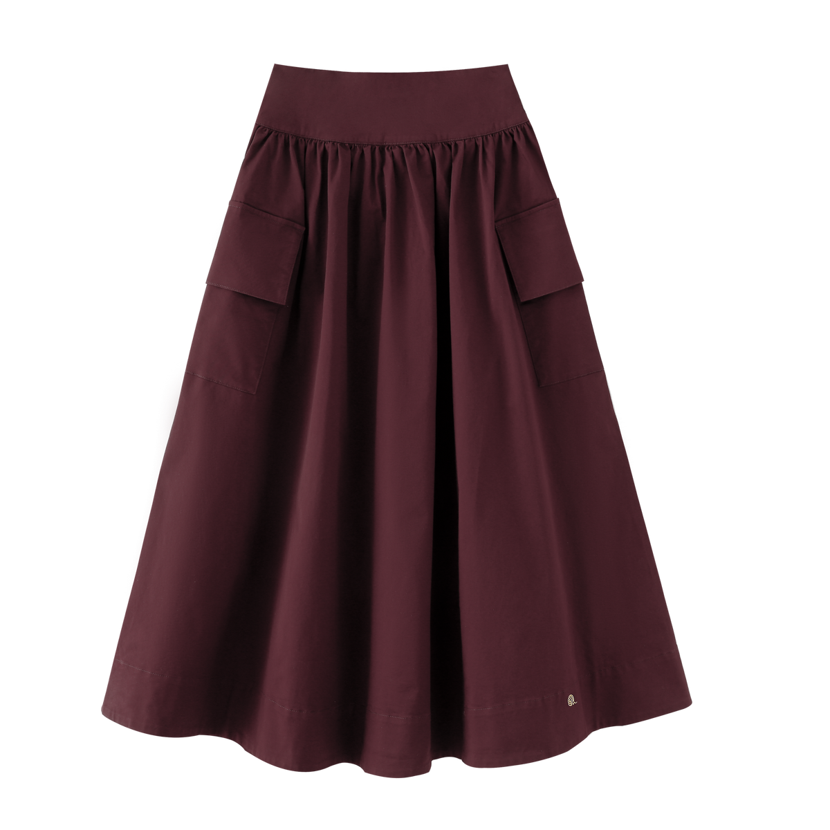 Waisted Skirt With Pockets