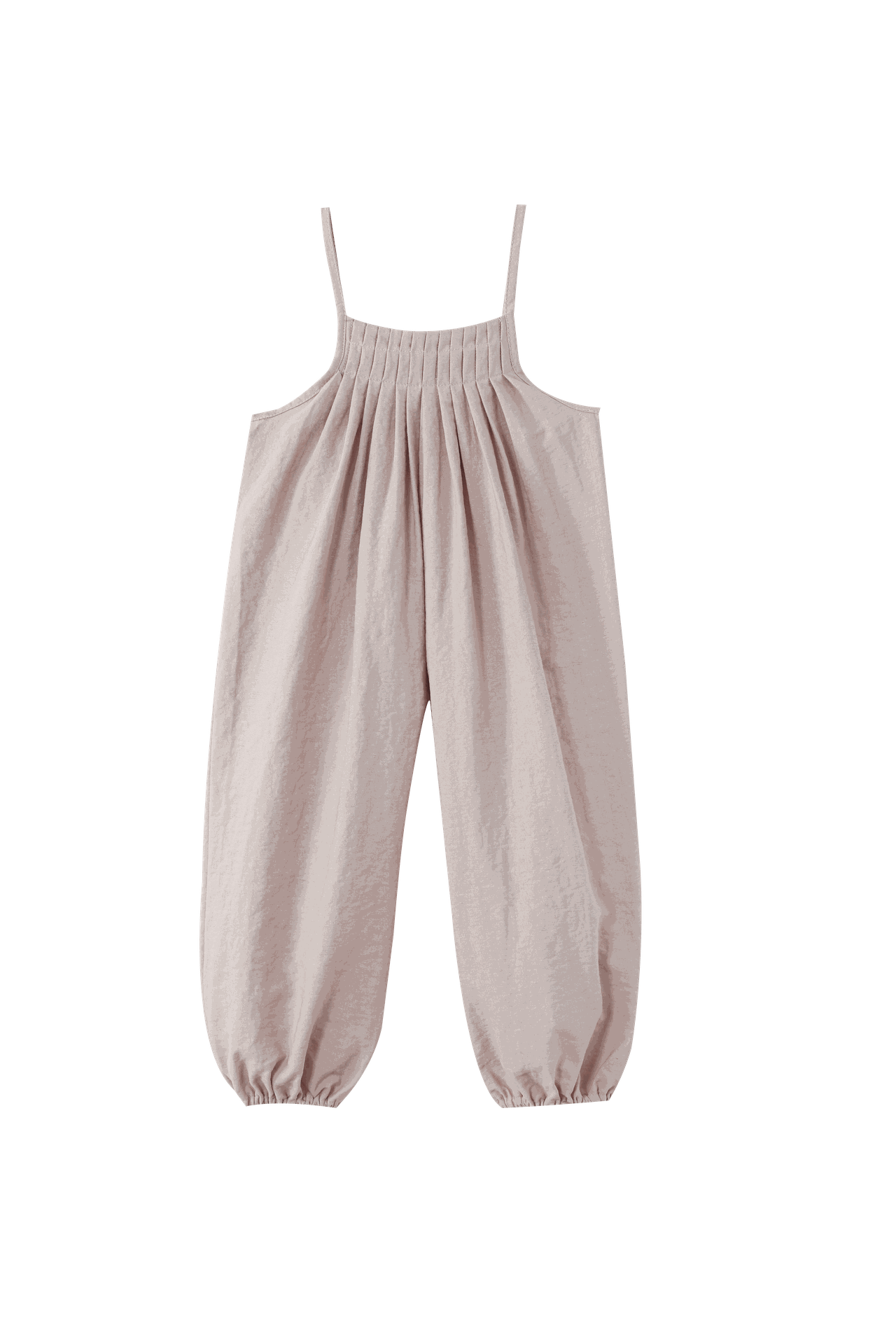 Long Romper With Tucks