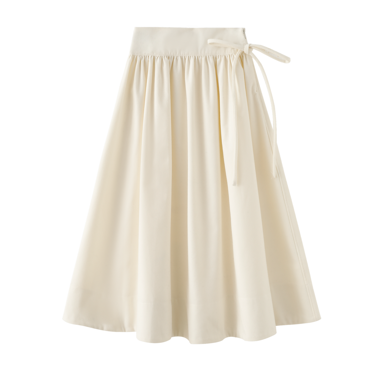 Wool Midi Skirt