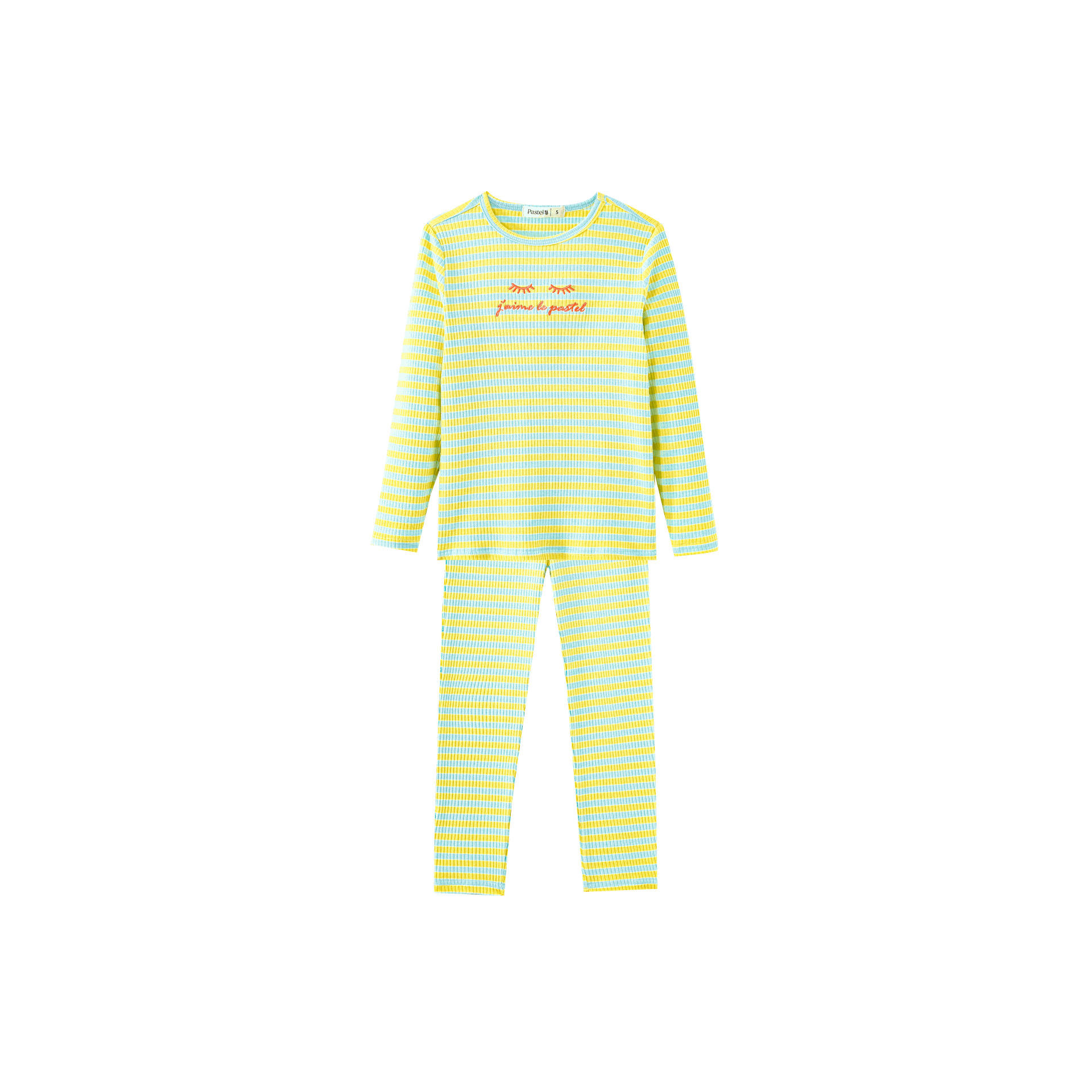 Striped Ribbed Pajama