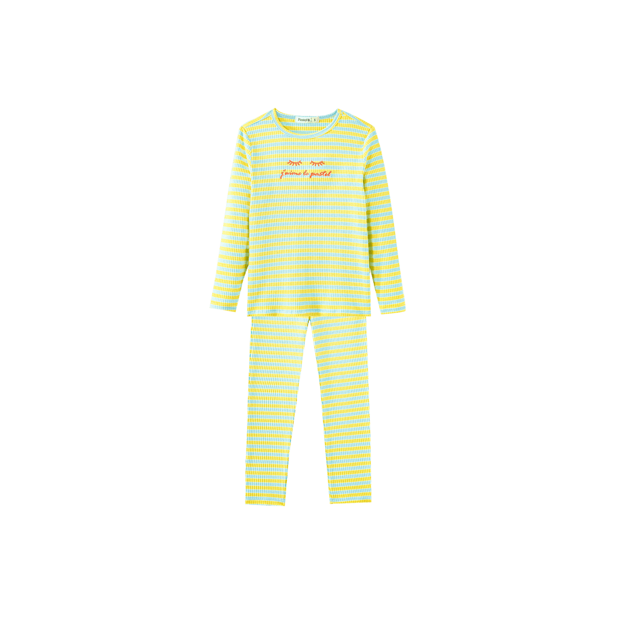 Striped Ribbed Pajama