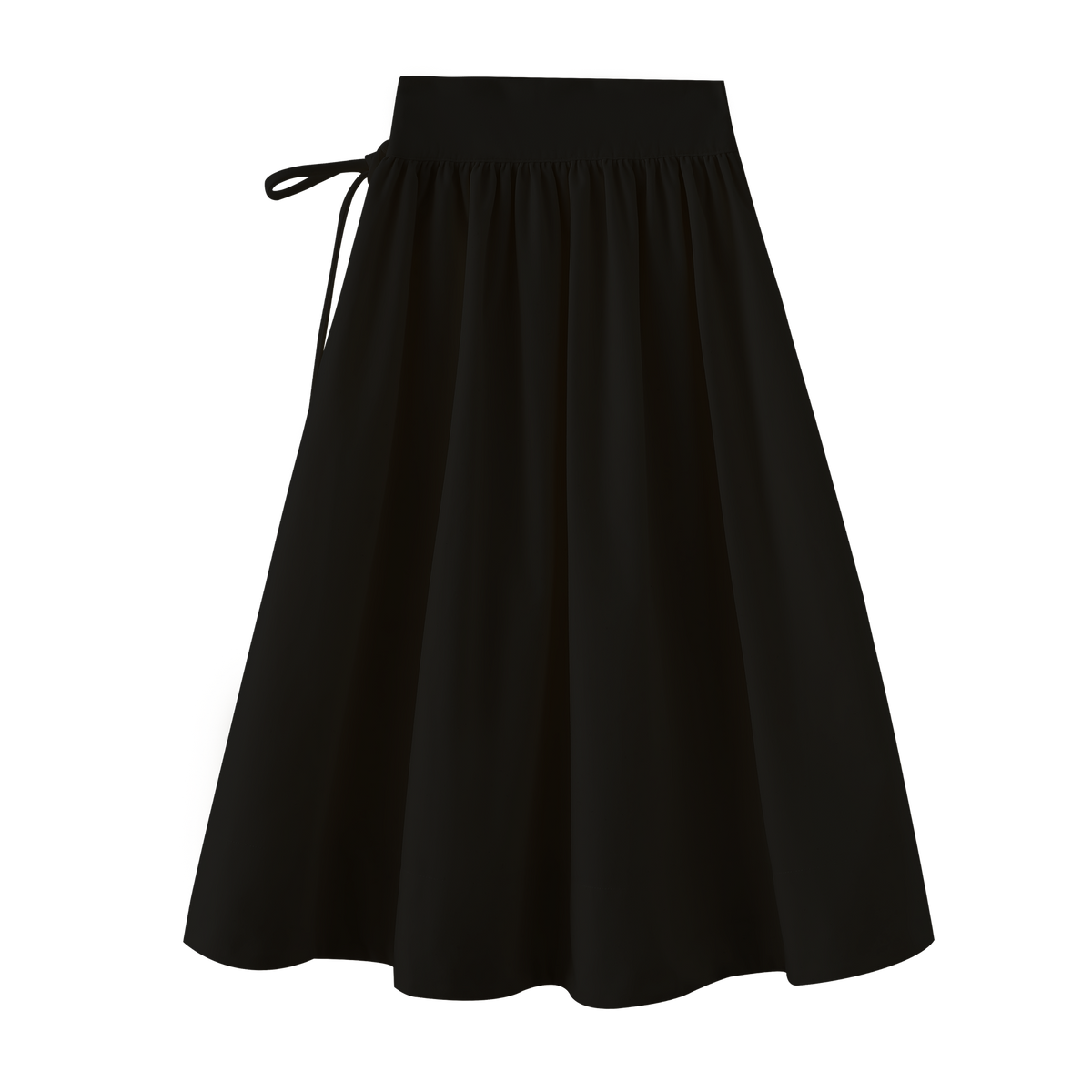 Wool Midi Skirt