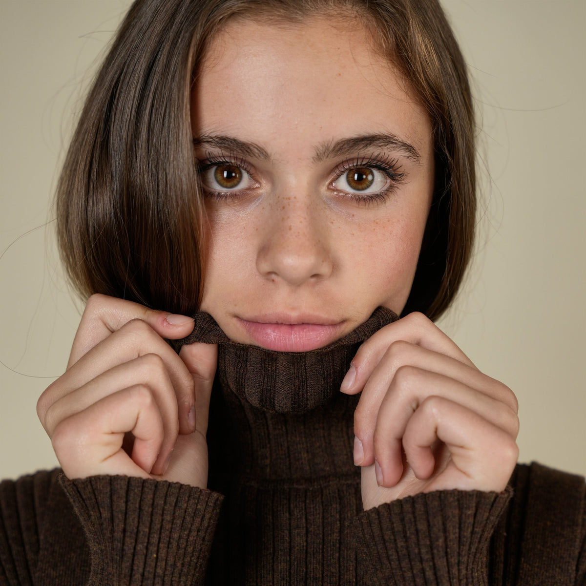Pleated Sweater Skirt