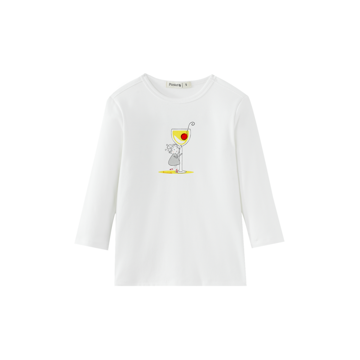 Little Girl Long Sleeve Lemonade Tee