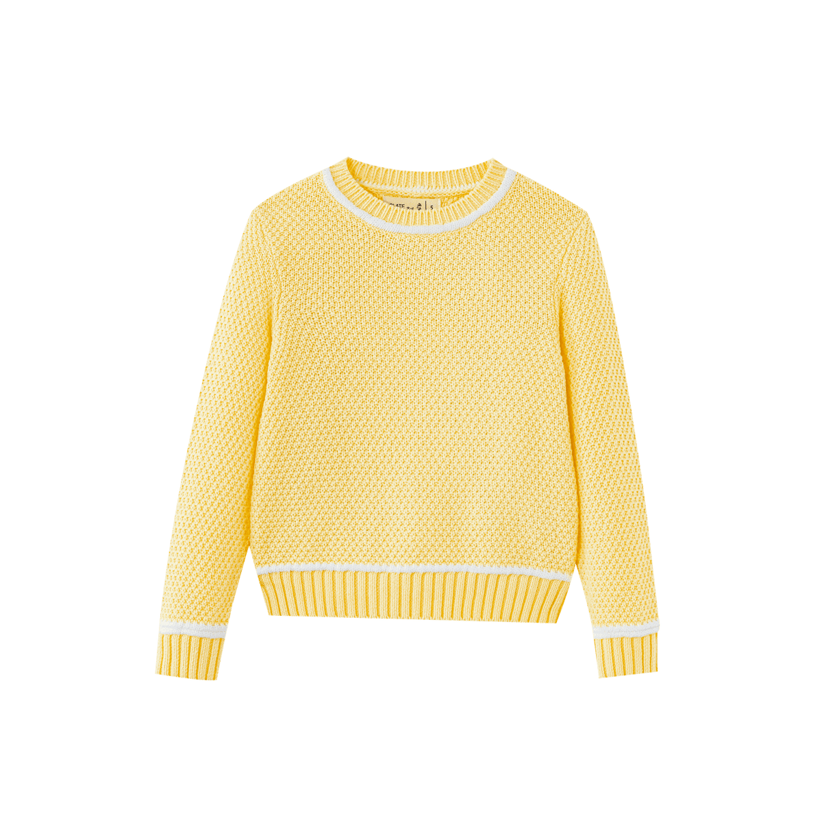 Long Sleeve Sweater With Trim