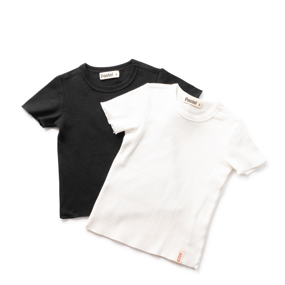 Short Sleeve Ribbed Tee