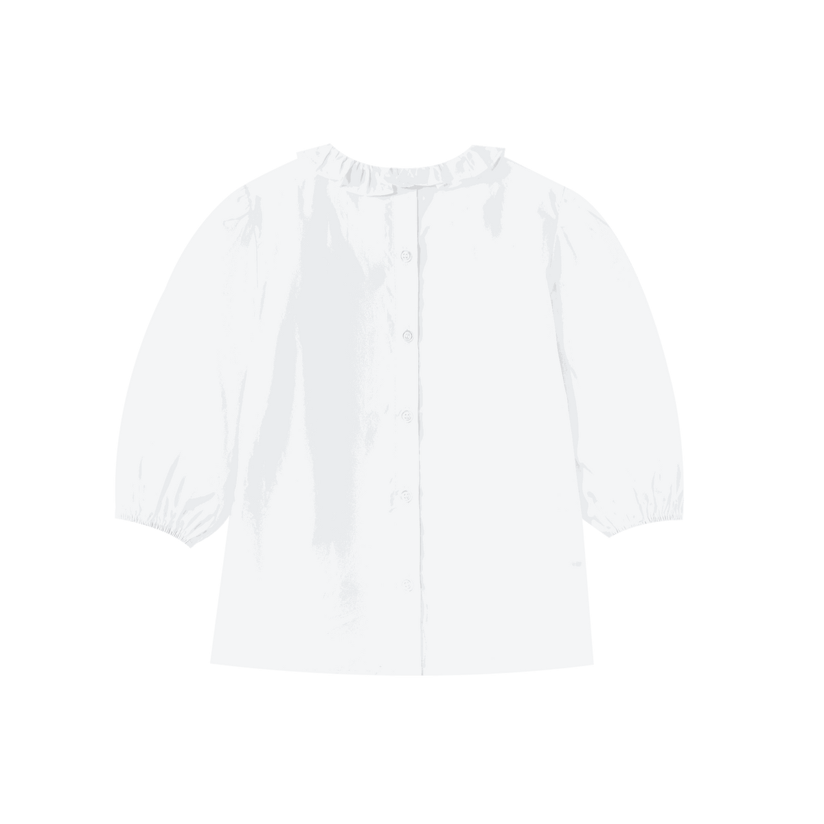Ruffle Collar Blouse