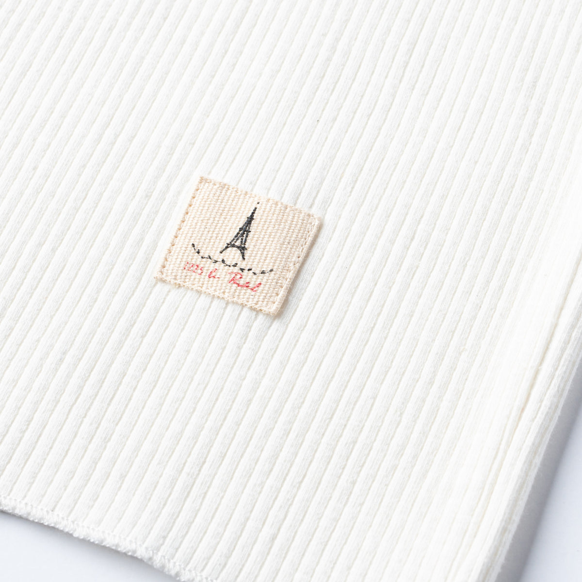 Long Sleeve Ribbed Crew Neck Tee