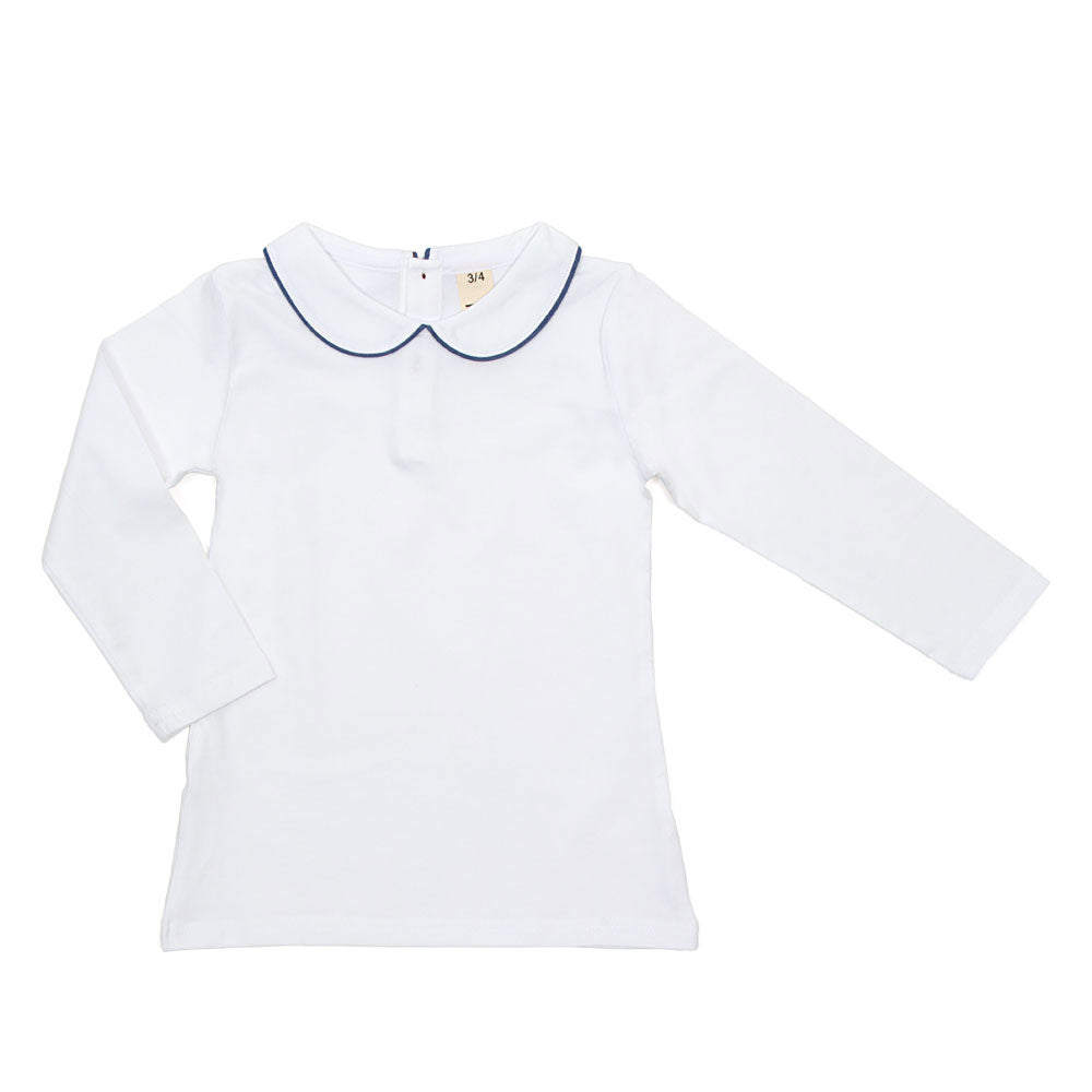 Peter Pan T-Shirt With Constrast Trim