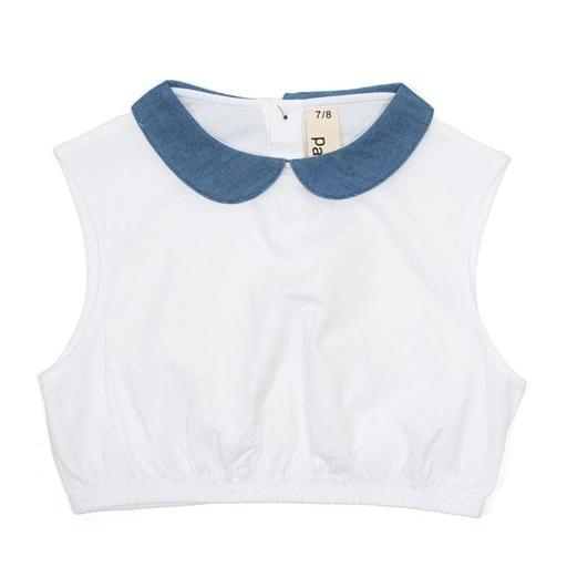 Cropped Peter Pan T-Shirt