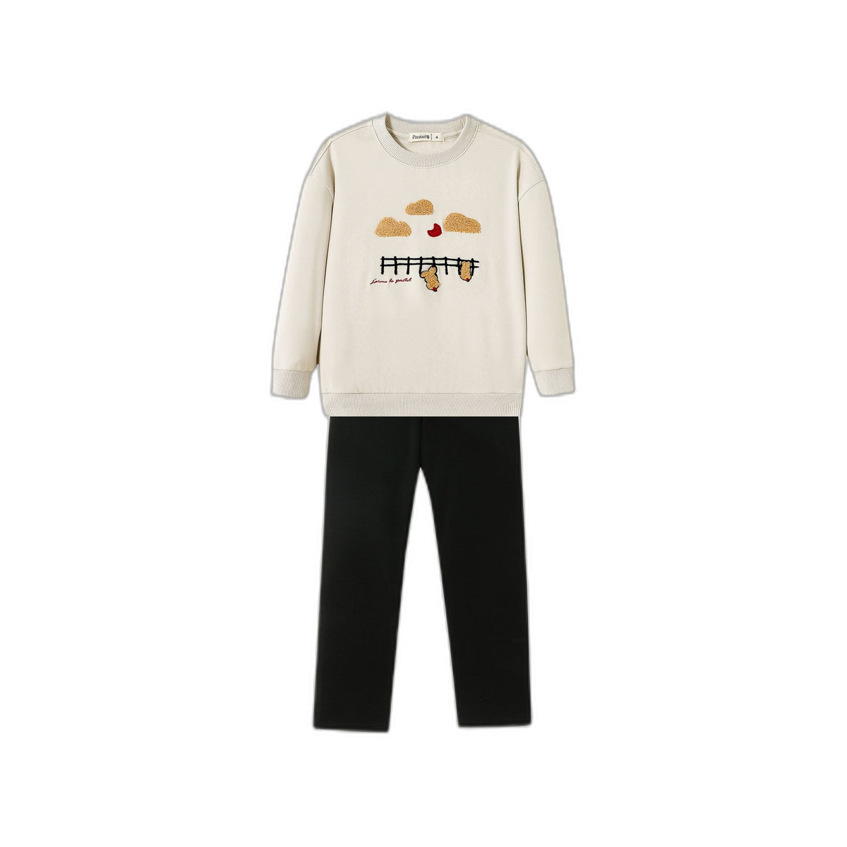 Pajama Set With Sherpa Graphic