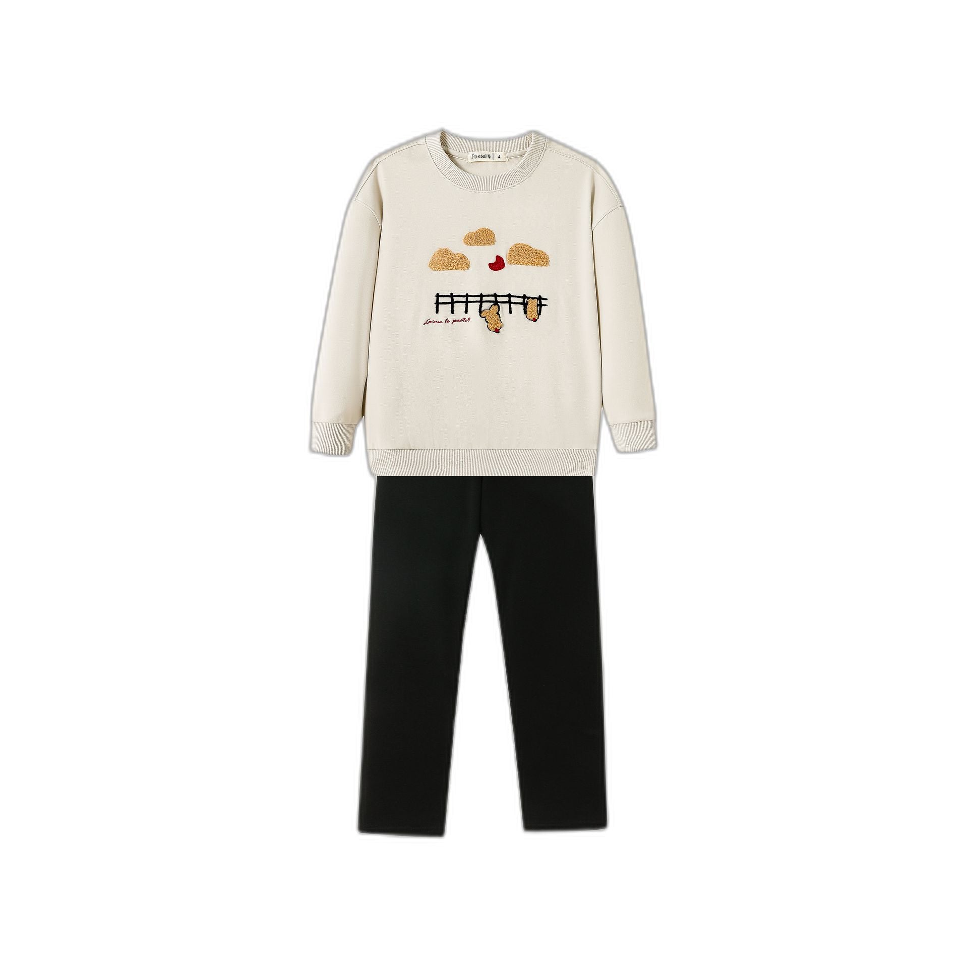 Pajama Set With Sherpa Graphic