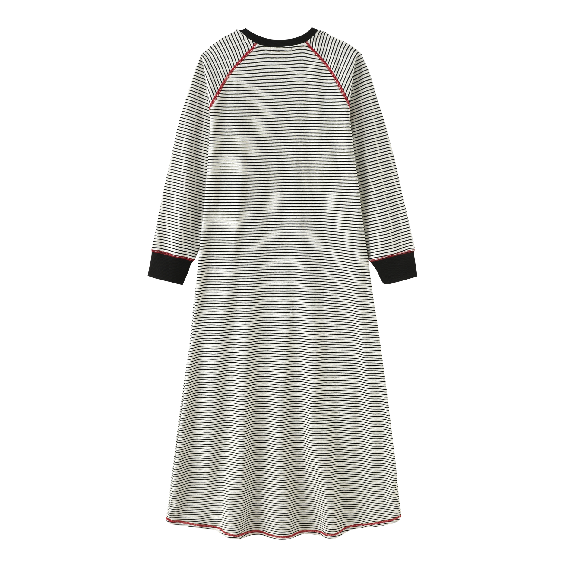 Striped Buuny Nightgown