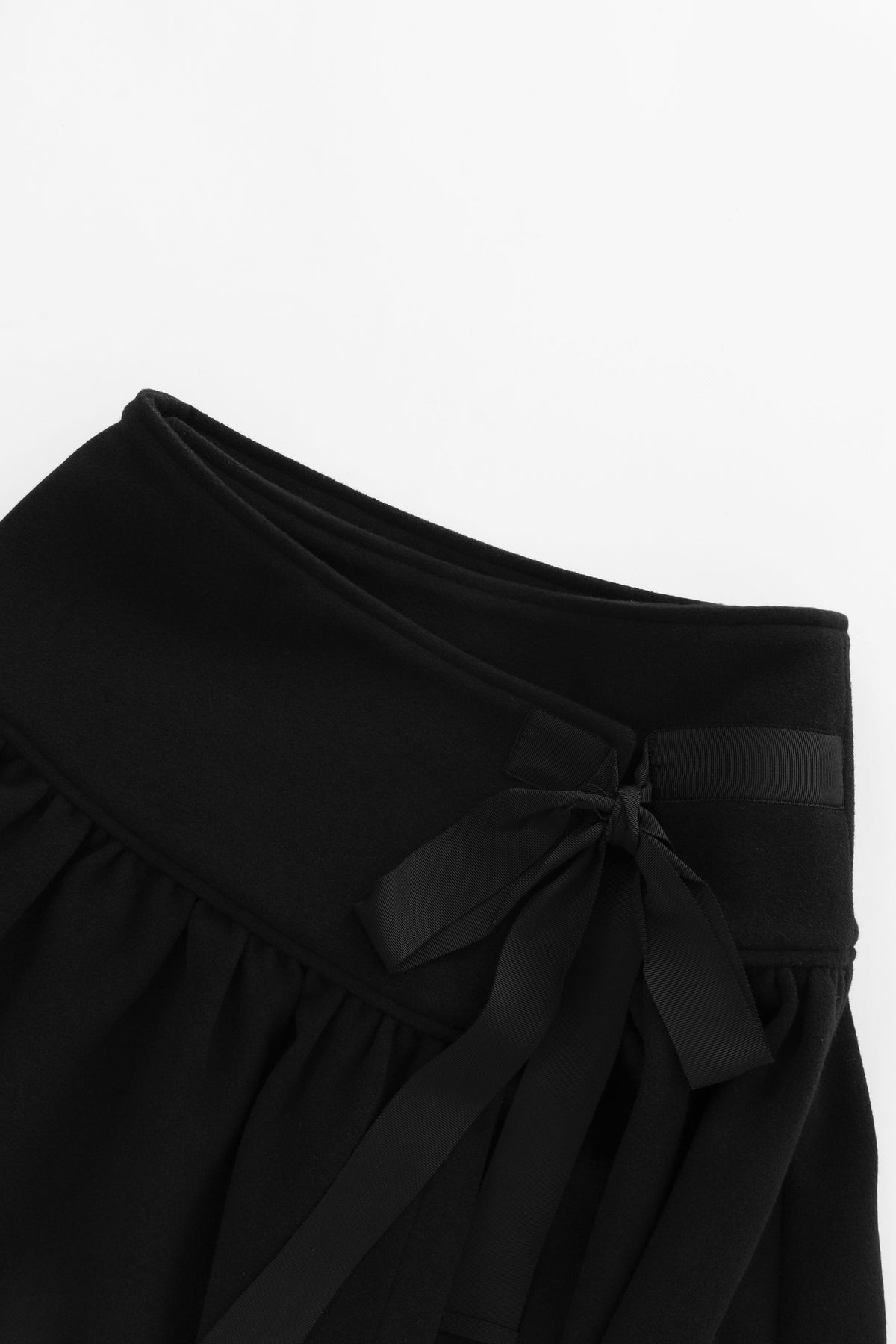 Wrap Skirt With Bow