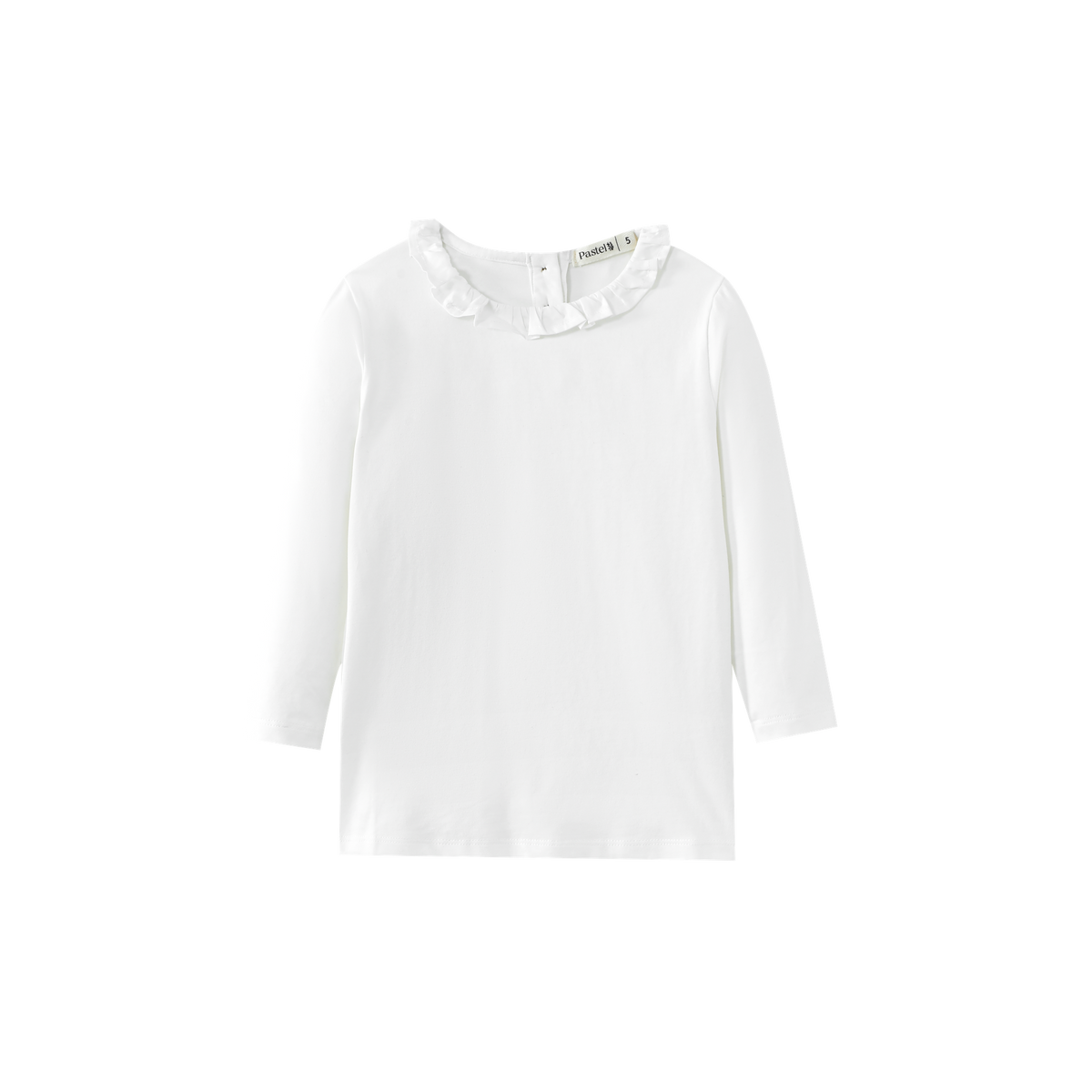 Ruffle Neck T-Shirt