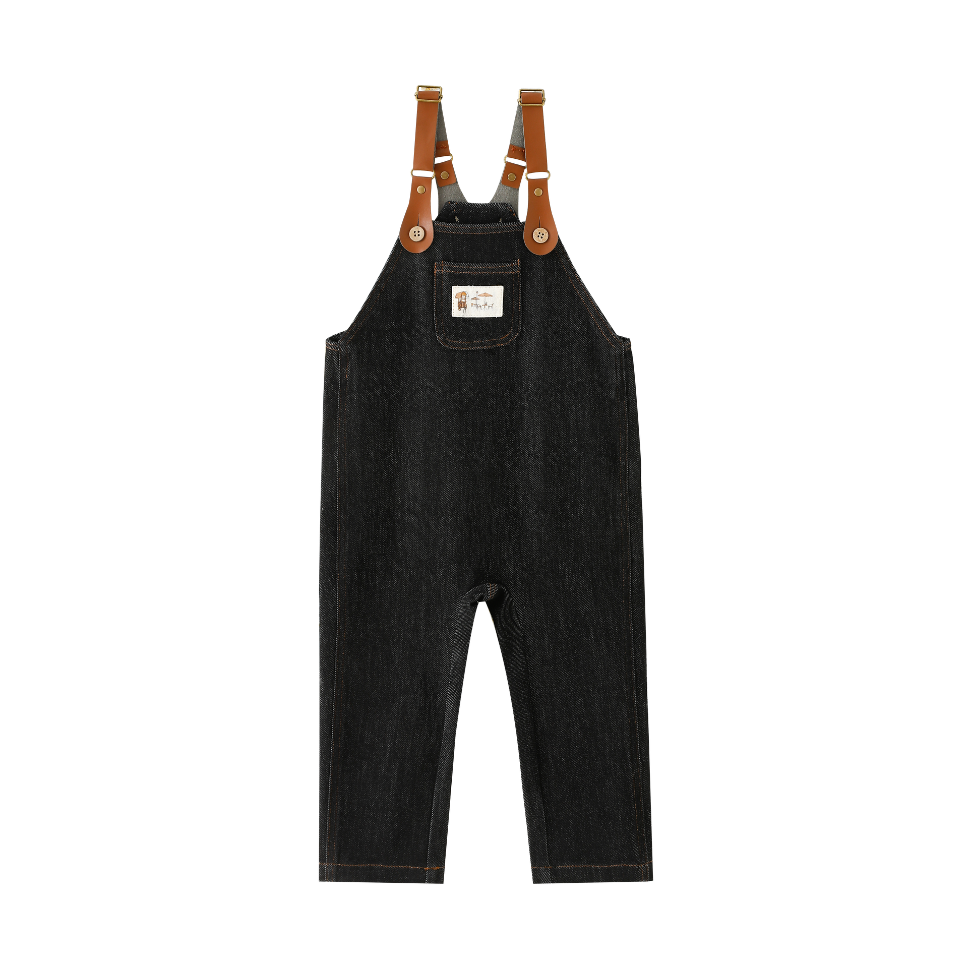 Baby Overall With Center Pocket