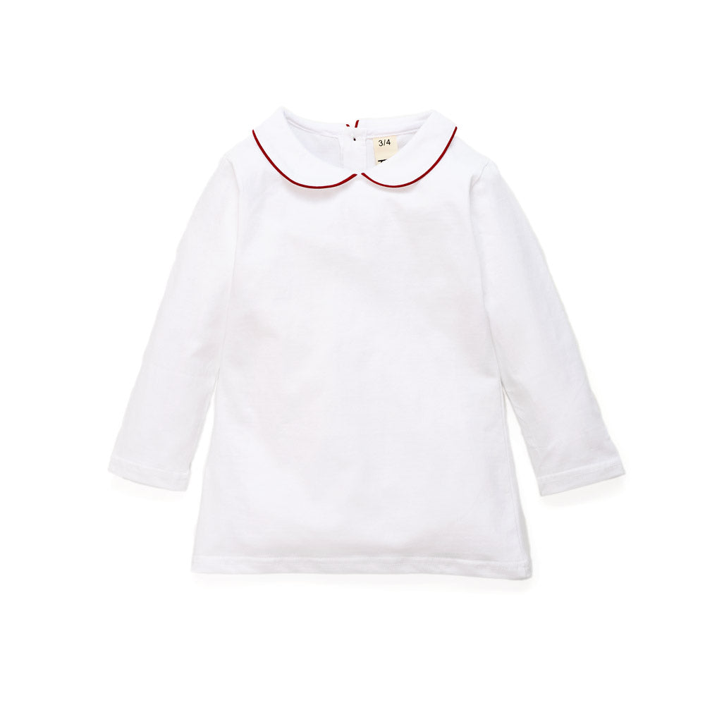 Peter Pan T-Shirt With Constrast Trim